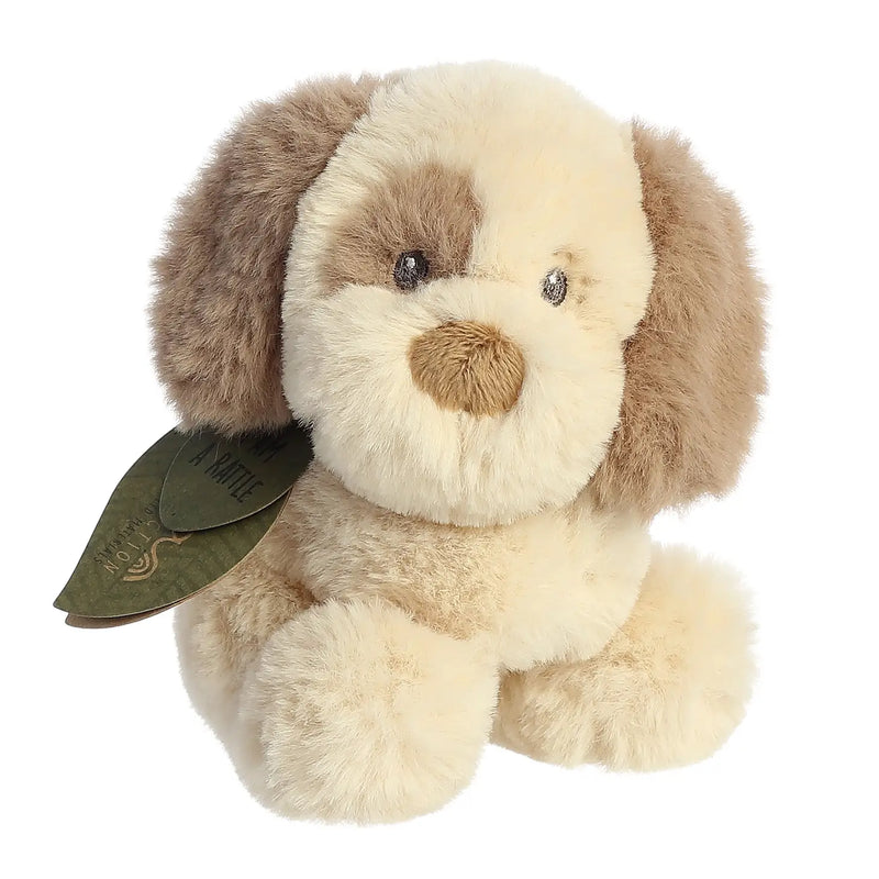 Toddy Dog Small Plush Rattle - 6"