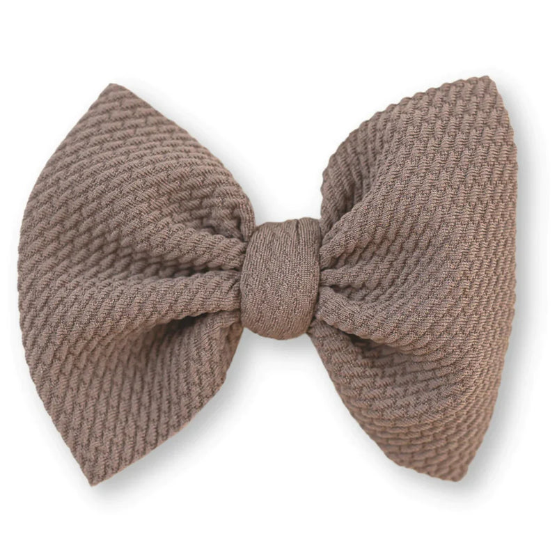 Taupe Skinny Bow (One Size)