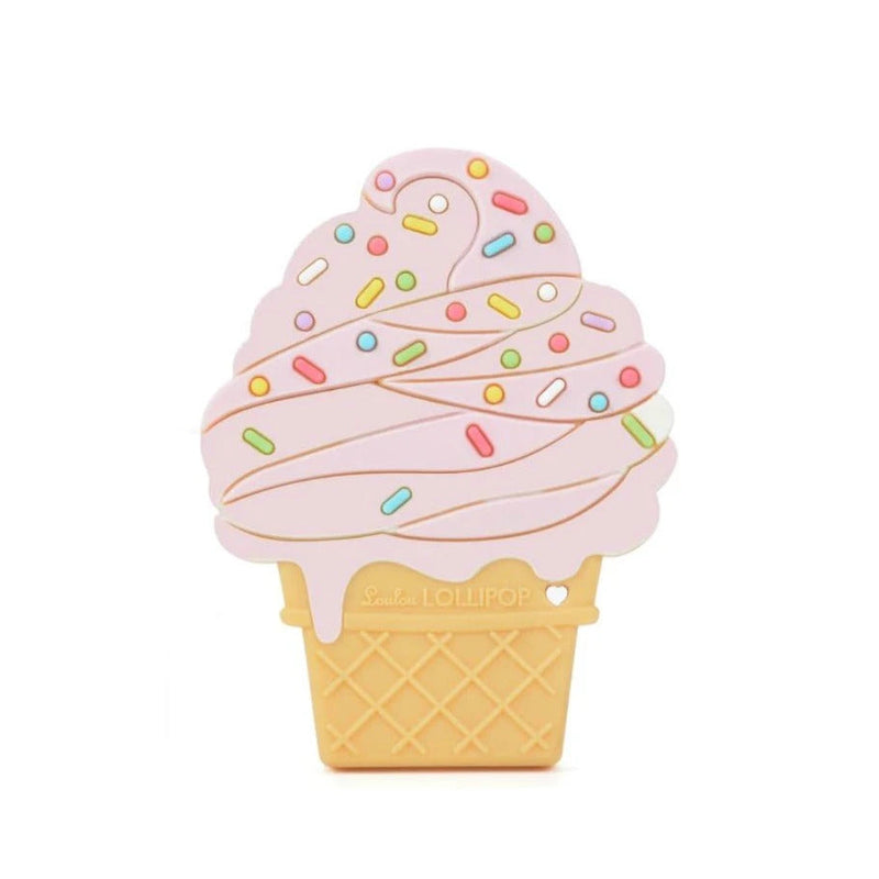 Strawberry Ice Cream Cone Teether
